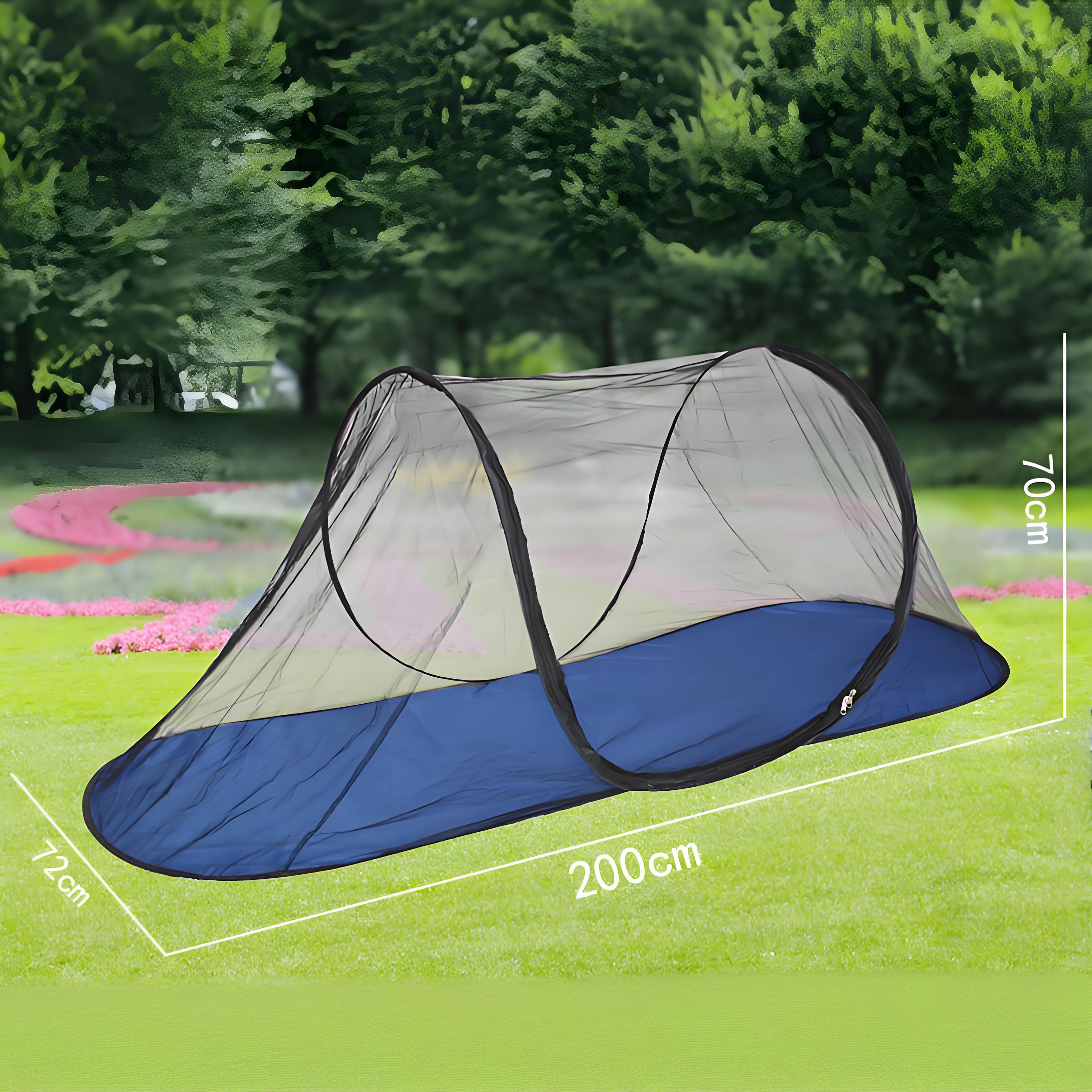 Outdoor camping anti-mosquito net tent portable outdoor boat-shaped free installation hand-throw travel mosquito net